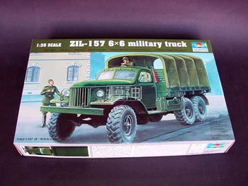 1/35 Padomju 157 Gil 6X6 Transporta Kravas automašīnu Militāro Plastmasas Montāžas Modelis Militāro Transportlīdzekli