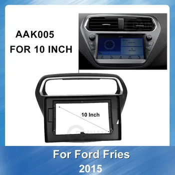 10 collu Auto Radio Fascijas GPS Navigācijas Josla Panelis Ford Escort. Gadam Fascijas Auto Pielāgošanas DVD Rāmis