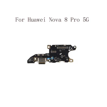 10/Gab USB Ports Uzlādes Lādētājs Valdes Flex Kabelis Huawei Nova 8 Pro 5G BRQ-AN00 Dock Savienotājs Rezerves Daļas