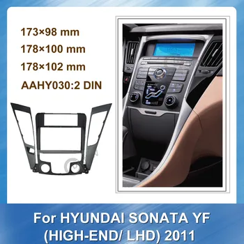 2 din Android Auto Auto Radio Multimediju Fascijas par HYUNDAI SONATA YF 2011 HIGH-END LHD Auto Pielāgošanas DVD Atskaņotājs Rāmis