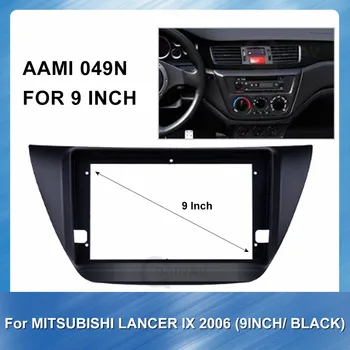2 din Auto Radio Panelis fascijas piemērots Mitsubishi Lancer IX 2006 (black) auto facia DVD Frame Auto Radio Multimediju NAVI fascijas