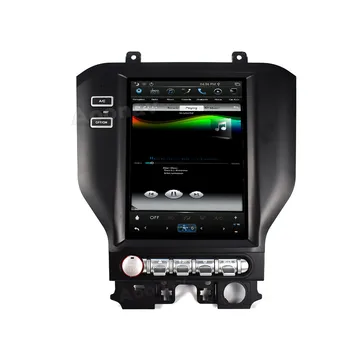 2 Din Vertikāla Ekrāna Android Auto Radio Atskaņotājs FORD mustang-2021 GPS Navigācijas Multimidia DVD, Radio, Audio Atskaņotāju
