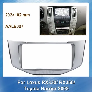 202×102mm Auto pielāgošanas DVD rāmis Dash Apdares Komplekts Panelis Lexus RX330/RX350 2008 