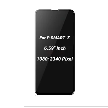 AAA Kvalitātes 6.59 collas Huawei Y9 Ministru 2019 P Smart Z LCD Displejs STK-LX1 Touch Screen Digitizer Montāžas detaļas Lcd Ekrāns
