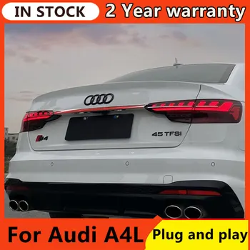 Aizmugurējie Lukturi Audi A4L Palaist Caur Taillight 2020-2021 lukturu Dinamiskā Signāla Animācija B9PA Uzlabot Izskatu Piederumi