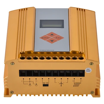 Augstas kvalitātes 12V/24V MPPT 600W Uzlādes Kontrolieris High-end Tips LCD Displejs, Vēja Un Saules Hibrīda Jaudas regulators SSWC061224TA