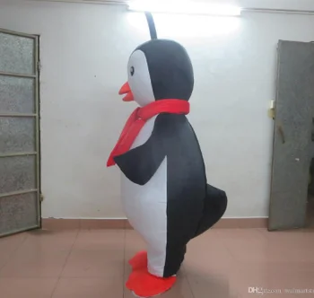 Augstas kvalitātes karstā santa talismans pingvīns tērpu Ziemassvētku pieaugušo valkāt for fun