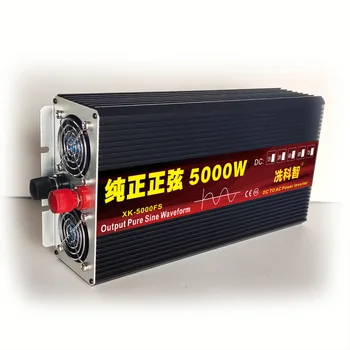 Auto Inverter 12V/24V 220V 5000/6000W Sprieguma transformatoru Pure Sine Wave Power Inverter DC12V, lai AC 220V Pārveidotājs+ LED Displejs