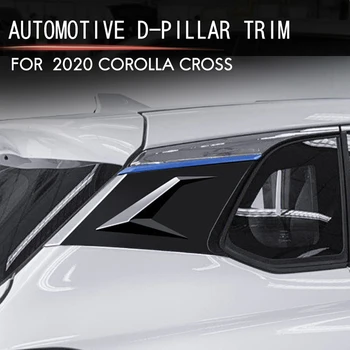 Auto Stils C Pīlārs Aizmugures Sānu Logu Ceturksnī Paneļa Vāku Apdare Rotāt Toyota Corolla Krusta 2020 2021