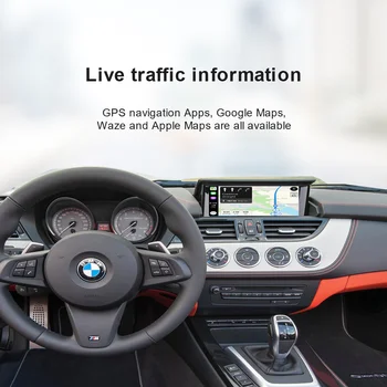 Bezvadu CarPlay BMW Z4 E89 no 2009. līdz 2018. gadam, ar Android Auto Spoguli Saites AirPlay Auto, Play Funkcija