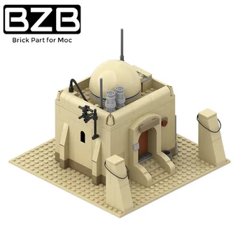 BZB KM Star Sērijas Kosmosa Karu Tuksnesī Tatooine Ciema Radošo Kaujas Kosmosa Celtniecības Bloku Modelis Bērnu Rotaļlietu DIY Dāvanas