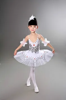 Bērnu Baleta Tutu Deju Apģērbi Meitenēm Baleta Princese Kleita Apģērbu Vizuļi Profesionālās Gulbju Ezers Baleta Skatuves Tērpiem 89