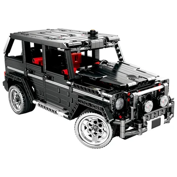 Celtniecības Bloki G500 AWD Vagonu Auto bezceļu Transportlīdzekļiem Radītājs Ķieģeļi Modelis Komplekti Celtniecības Rotaļlietas Bērniem Dāvanas