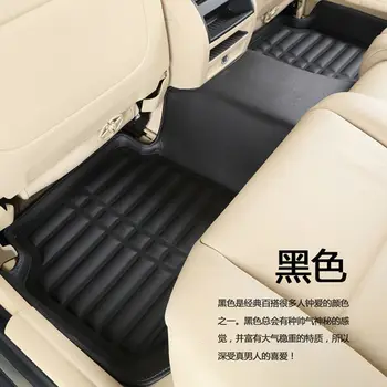 Grīdas gadījumā automašīnas grīdas paklāji toyota Crown Camry highlander Reiz RAV4 Corrolla Vios Prado ASX 3D auto-stils paklāja grīdas līnijpārvadātāju