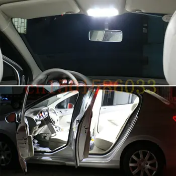 Interjera led Auto gaismas audi A4 8e2 b6 sedans Lasījumā dome spuldzes automašīnām bez kļūdām Licences Plāksnes Gaismas 16pc/daudz