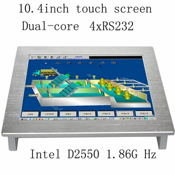 IP65 wall mount 10.4 collu Pretestības touch screen fanless rūpniecības panelis pc augstu spilgtumu Tablet pc