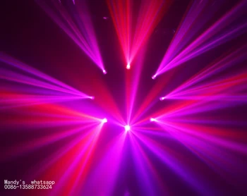 Jaunais LED Posmā Kustīgās Galvas Gaismas 200W Staru Vietas 2IN1 DMX512 DJ Disco Gaismas Strobe Efekts Krāsu Mūzikas Grupa Kustīgās Galvas Gaismas