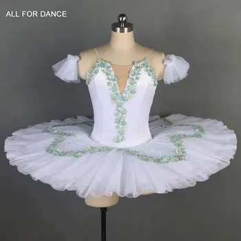 Jaunas Ielidošanas Pieaugušo Meitenes, Baleta Deju Kostīms, Balts Profesionālās Kroku Tutu Balerīna Kleitu 11 Izmēri BLL064