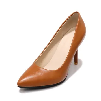 Lielgabarīta Pointy vienkārši viena dāmas kurpes augstpapēžu kurpes sieviešu kurpes sieviete sūkņi