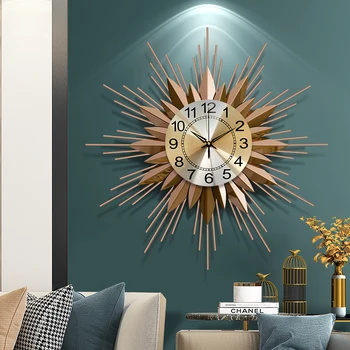 Lielā Ziemeļu Sienas Skatīties Sienas Pulkstenis Dzīvojamā Istabā Mājās Pulksteni Apdare Modes Radošo Izslēgtu Pulksteņa Art Deco Pulkstenis