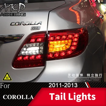 Lukturu Automašīnas Toyota Corolla 2011. - 2013. Gadam Altis Aizmugurējie Lukturi Led Miglas Lukturi DRL Dienas Gaitas Gaismas Regulēšana, Auto Piederumi