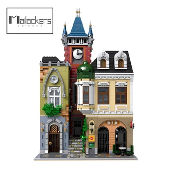 Mailackers Pilsētas Street View Kroga Modeli, Celtniecības Bloki Bērniem Montāža Rotaļlietas KM Arhitektūras Pub Ķieģeļi Komplekti Bērniem