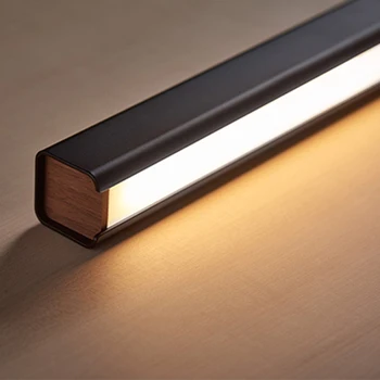 Mūsdienu Minimālismu Garš Koks LED Pendant Iights Apgaismojumu, Modernu Alumīnija LED Pendant Lampas Restorāns Studiju Guļamistaba Deco Luminarie