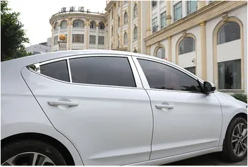 Nerūsējošā tērauda auto stiklu apdares par hyundai elantra 2016 2017 2018 hyundai Avante super elantra