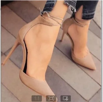 Norādīja sexy dobi modes kniežu augstpapēžu sandales liela izmēra 40-43 jaunas sieviešu kurpes