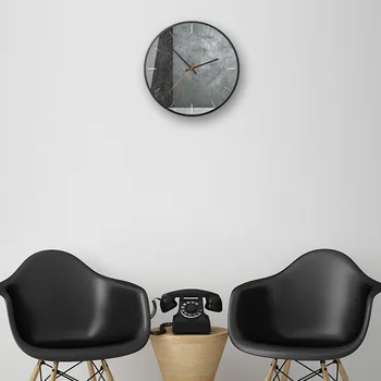 Rūpniecības Amatniecības Sienas Pulkstenis Ziemeļvalstu Dizaina Ziemeļvalstu Apaļas 14 Collu Sienas Pulkstenis Moderns Dizains Apdare Reloj De Salīdzinot Dekoru HX50NU