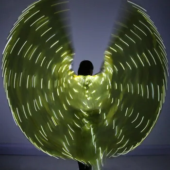 Sievietes Vēdera deju spārniem LED lightIsis Spārniem Vēdera Deju Tērpi 360 Skatuves Sniegumu Jauno LED Spārnus Bez Nūjas