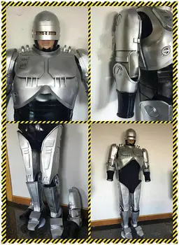 Tehnoloģiju telpas Pielāgotu sudraba valkājamas bruņas futūristisks uzvalks policijas karavīrs, kostīmu cosplay robots kostīmi