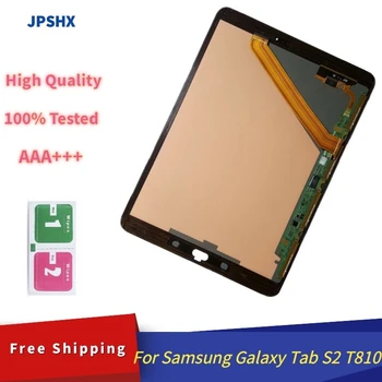 Testēti LCD Displejs ar Touch Screen Digitizer Sensori Montāžas Panelis Samsung GALAXY Tab S2 9.7 Collu T810 T815