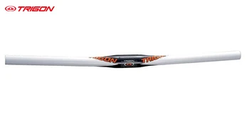 TRIGON HB103 ultra light pilna oglekļa šķiedras mtb moutain XC velosipēdu ceļš, velosipēdu dzīvoklis bar horizontāls stūres oglekļa joslā balts