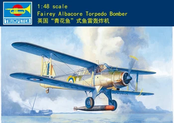 Trompetists 02880 1/48 Britu Fairey Garspuru tunzivis Torpedo Bomber lidmodeļiem Plaknes TH08305-SMT6
