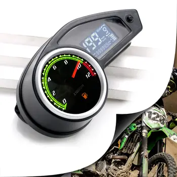Universālo Motociklu Digitālais Spidometrs, Tahometrs, Odometrs, Degvielas Rādītājs Klastera Backlight LCD Digital RPS 250