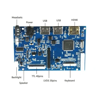 USB WIFI LCD Kontrolieris Vadītāja Kuģa, Lai N101ICG-L21 HSD101PWW1 1280X800 HDMI-saderīgam