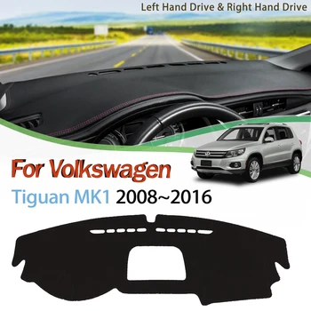 VW Volkswagen Tiguan MK1 2008-2016 Anti-Slīdēšanas Paklājiņš Paneļa Vāciņu Pad Saulessargs Dashmat Piederumi 2009 2010 2013
