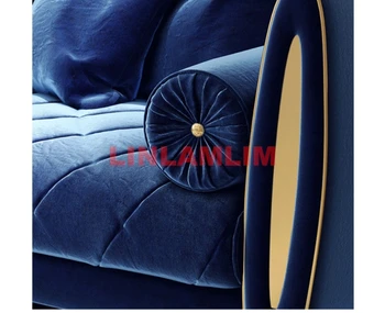 Ziemeļvalstu Chesterfield диван диваны для гостинной audums auduma kanapē salons dīvāni modernos para sala dīvāns zelta nerūsējošā tērauda