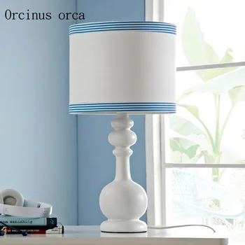 Ziemeļvalstu mūsdienu vienkārši sveķi, galda lampa, zēns guļamistabas gultas lampa oriģinalitāti white LED dekoratīvā galda lampa bezmaksas piegāde