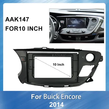 2 Din Auto dvd Radio Installa Rāmis Buick Encore. gada auto GPS Navigācija, Melns, slīpā mala Panelis Dash Komplekts Fascijas karkasa paneļu