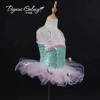 Jaunu Bērnu Profesionālās Plate Baleta Tutu Kleita Gulbja Ezera Baletam Deju Kostīms meitenēm Baleta Tutu Dancewear Meitenēm B-6326